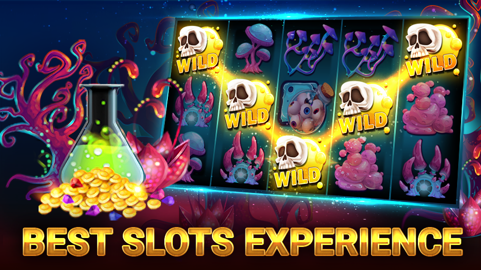 Màn hình game Slots với các biểu tượng quay